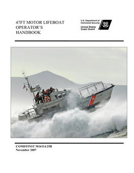 47Ft Motor Lifeboat Operator's Handbook