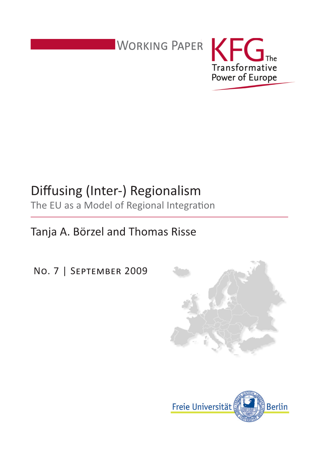 (Inter-) Regionalism Working Paper