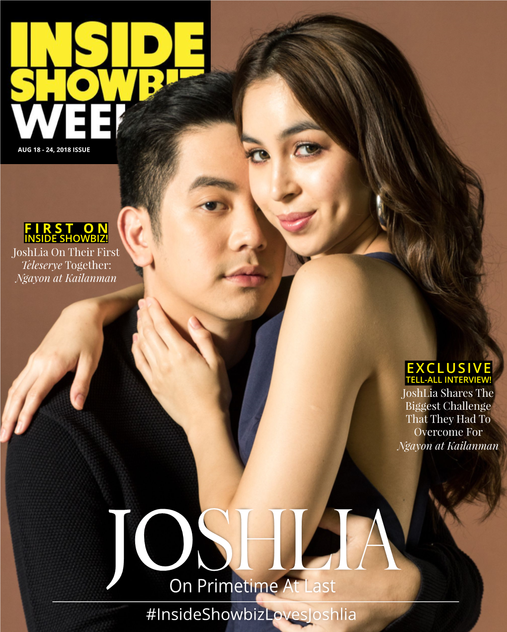 On Primetime at Last #Insideshowbizlovesjoshlia