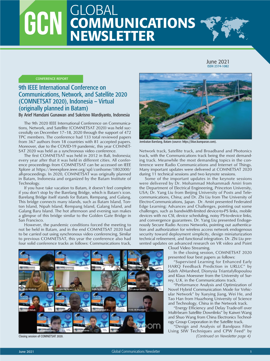 Global Communications Newsletter 1