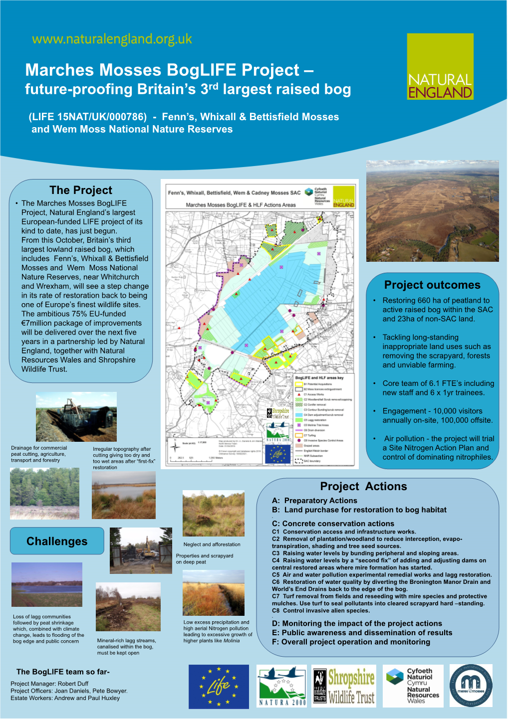 Marches Mosses Boglife Project – Future-Proofing Britain’S 3Rd Largest Raised Bog