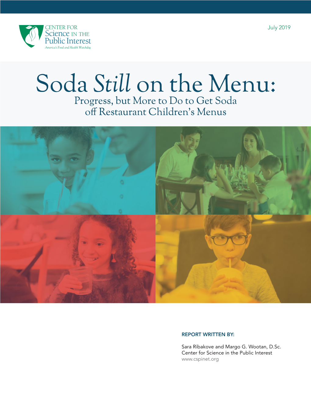 Soda Still on the Menu: Progress, but More to Do to Get Soda Off Restaurant Children’S Menus