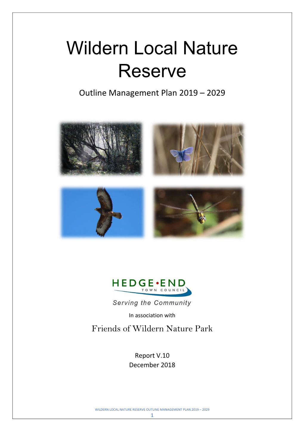 Wildern Local Nature Reserve Outline Management Plan 2019 – 2029