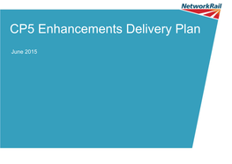 CP5 Enhancements Delivery Plan