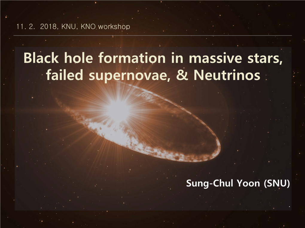 Black Hole Formation in Massive Stars, Failed Supernovae, & Neutrinos