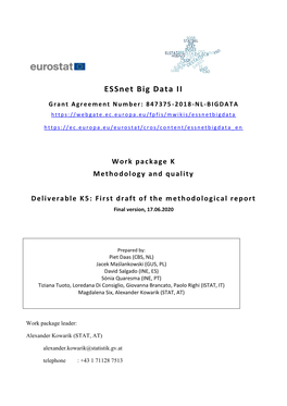 Essnet Big Data II