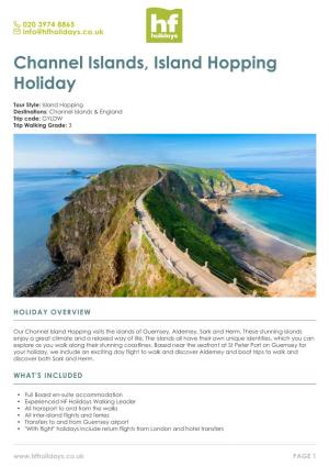 Channel Islands, Island Hopping Holiday