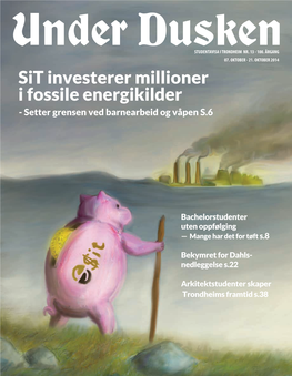 Sit Investerer Millioner I Fossile Energikilder - Setter Grensen Ved Barnearbeid Og Våpen S.6