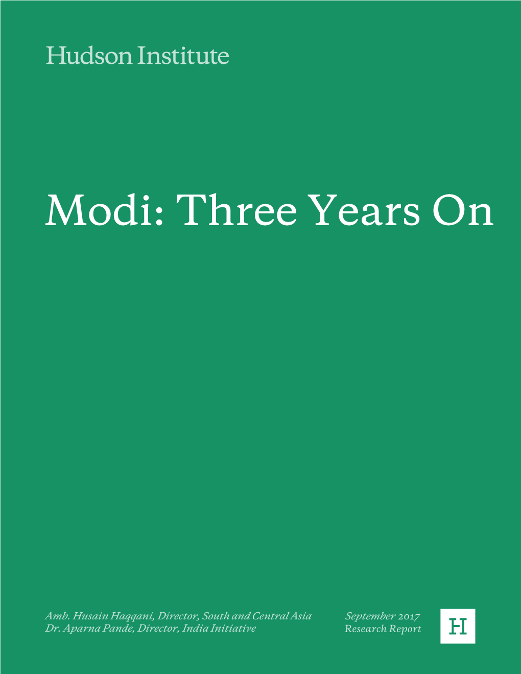 Modi: Three Years On