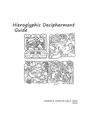 Hieroglyphic Decipherment Guide