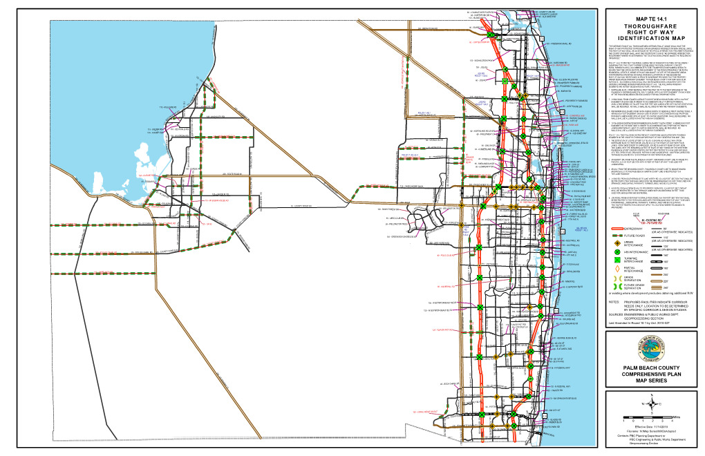 Map Te 14.1 Thoroughfare Right of Way Identification