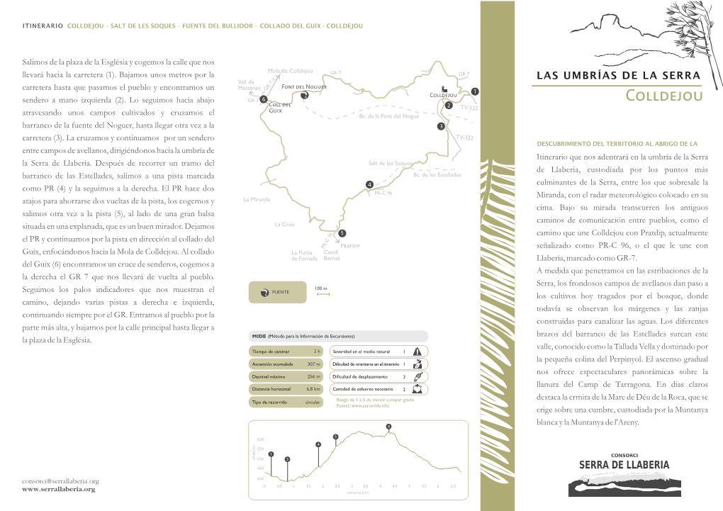 LAS UMBRÍAS DE LA SERRA Carretera Hasta Que Pasamos El Pueblo Y Encontramos Un Sendero a Mano Izquierda (2)