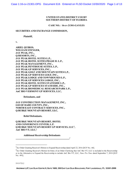 Case 1:16-Cv-21301-DPG Document 616 Entered on FLSD Docket 10/30/2020 Page 1 of 13