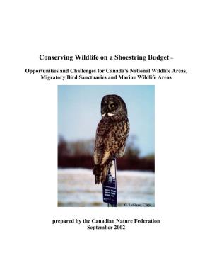 Conserving Ibas in National Wildlife Areas and Migratory Bird Sanctuaries