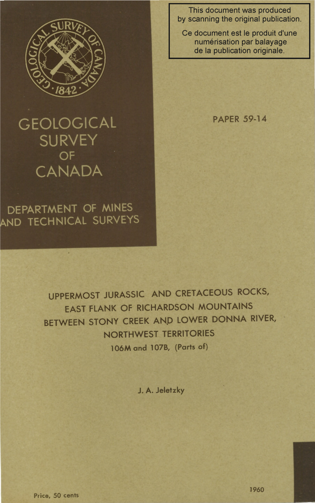 Paper 59-14 Uppermost Jurassic and Cretaceous