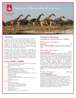 Namibia: a Sociocultural Journey