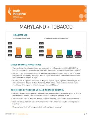 Maryland + Tobacco