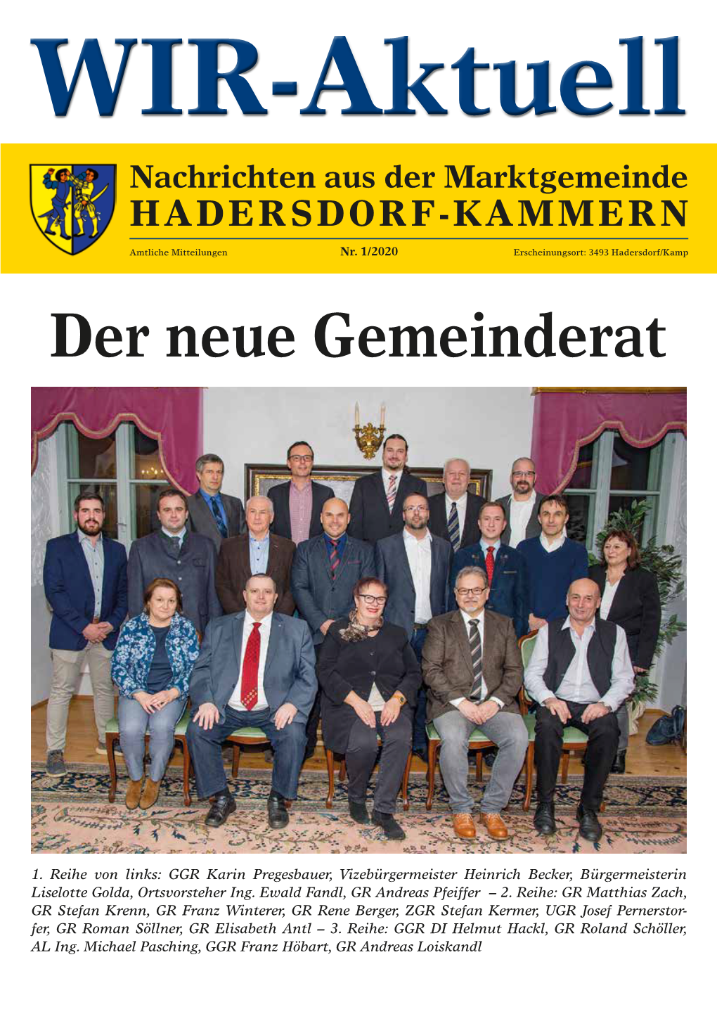 Der Neue Gemeinderat