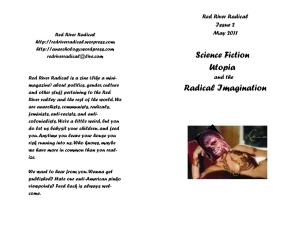 Science Fiction Utopia Radical Imagination