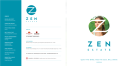Zen Estate Brochure