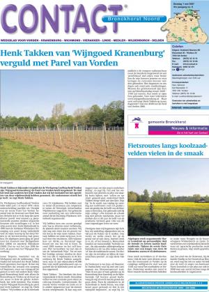 Henk Takken Van 'Wijngoed Kranenburg' Verguld Met Parel Van