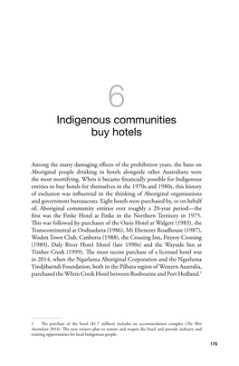 6. Indigenous Communities Buy Hotels