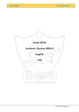 Smartskills Sanskritischool Smart Skills Academic Session
