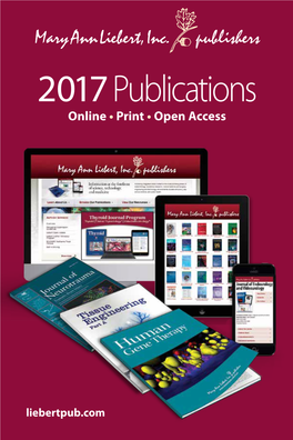 2017 Publications Online • Print • Open Access