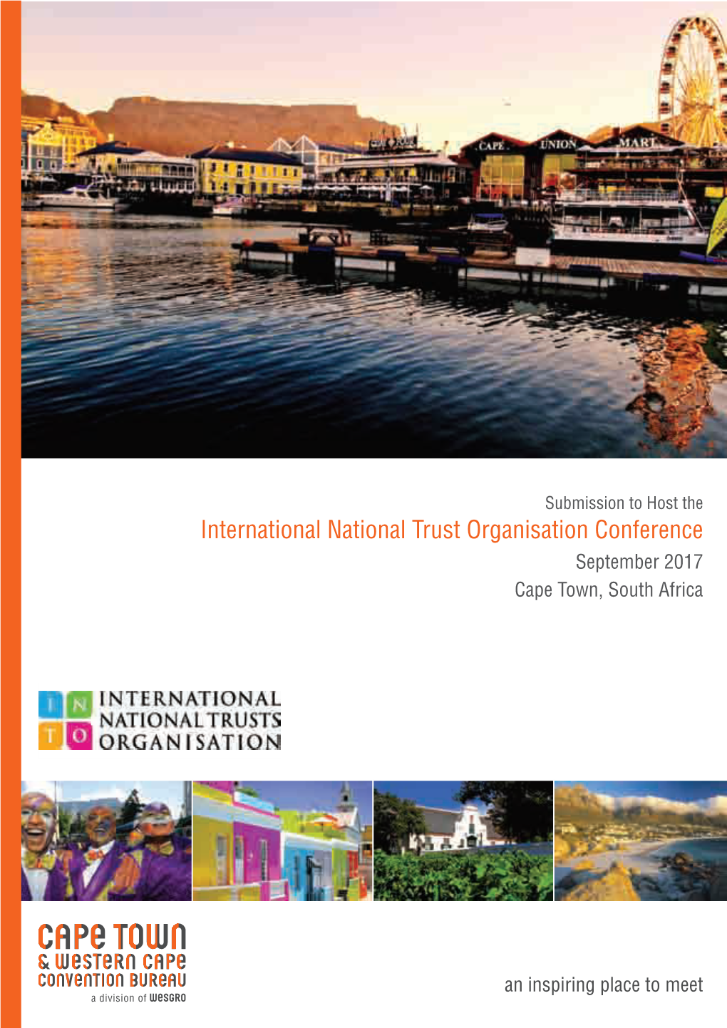 International National Trust Organisation Conference September 2017 Cape Town, South Africa