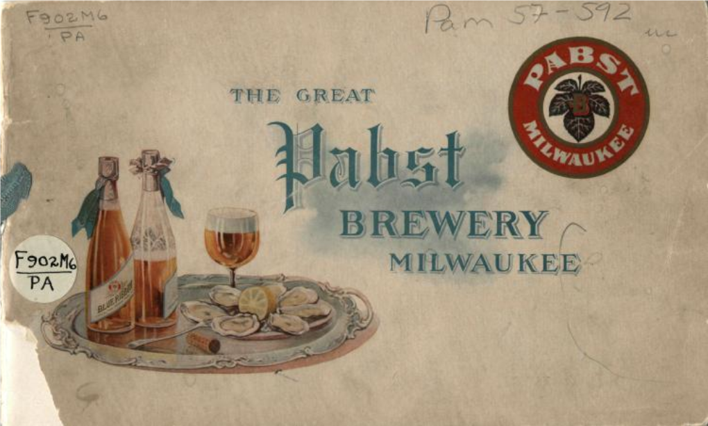 Pabst Brewing Compact Milwaukee, Wis