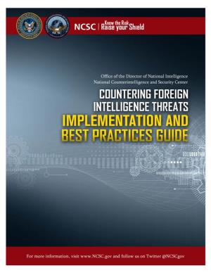 Countering FIE Threats: Best Practices