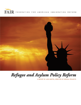 Refugee and Asylum Policy Reform