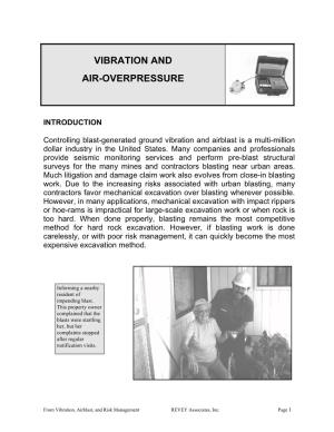 Vibration and Air-Overpressure