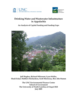 Drinking Water and Wastewater Infrastructure in Appalachia an Analysis of Capital Funding and Funding Gaps