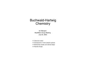 Buchwald-Hartwig Chemistry