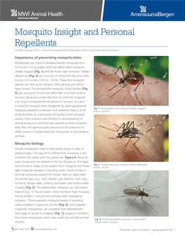 Mosquito Insight and Personal Repellents Dr
