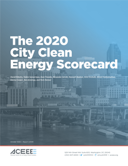 Clean Energy Scorecard