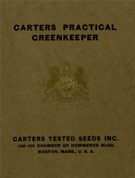 CARTERS TESTED SEEDS, Inc. 102-106 CHAMBER of Commence BUILDING BOSTON, MASS, U