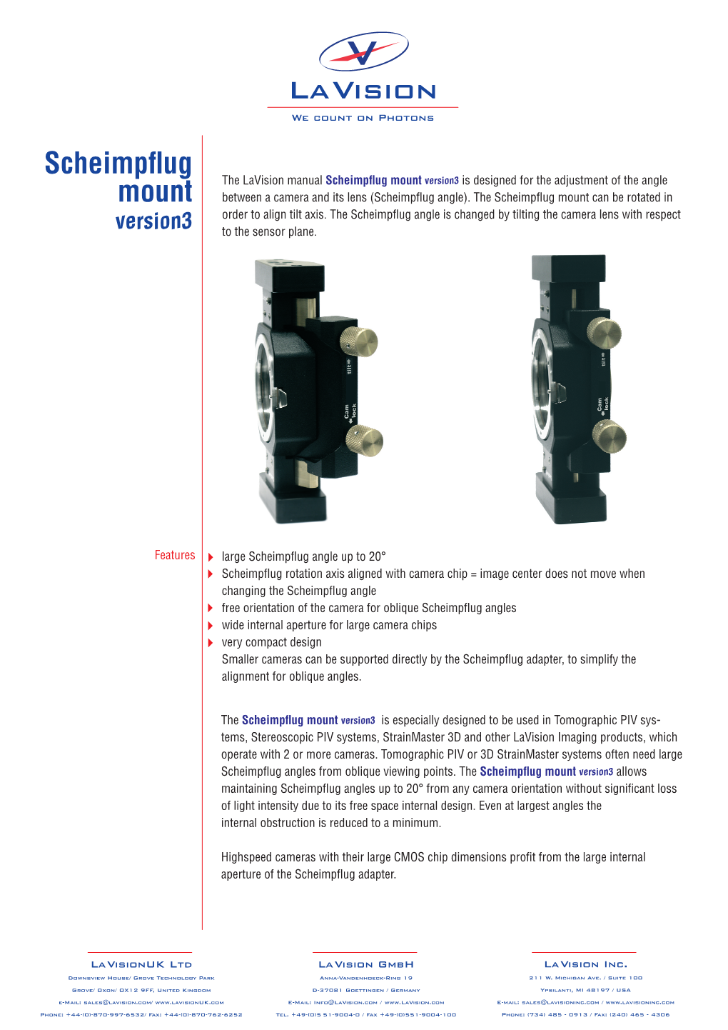 DS Manual Scheimpflug Mountv3.Indd