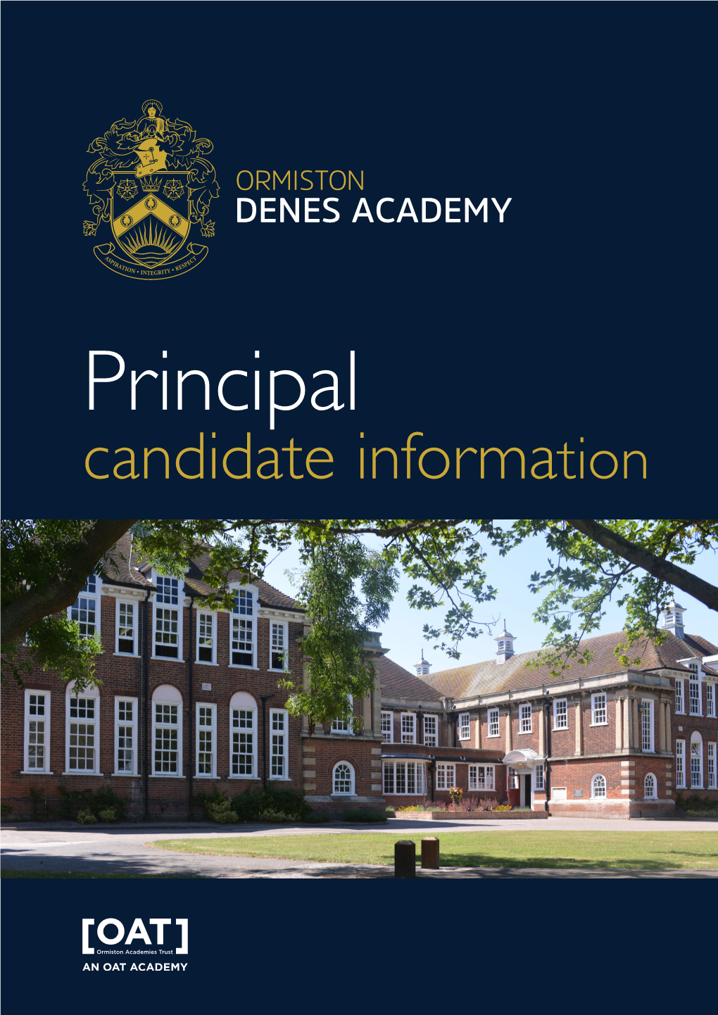 Candidate Information Principal Candidate Information