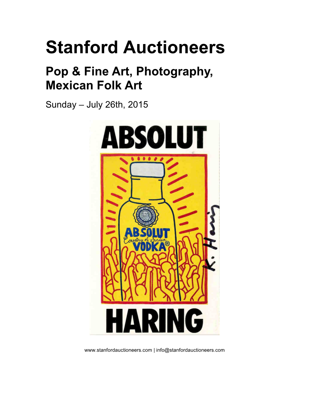 Stanford Auctioneers Pop & Fine Art, Photography, Mexican Folk