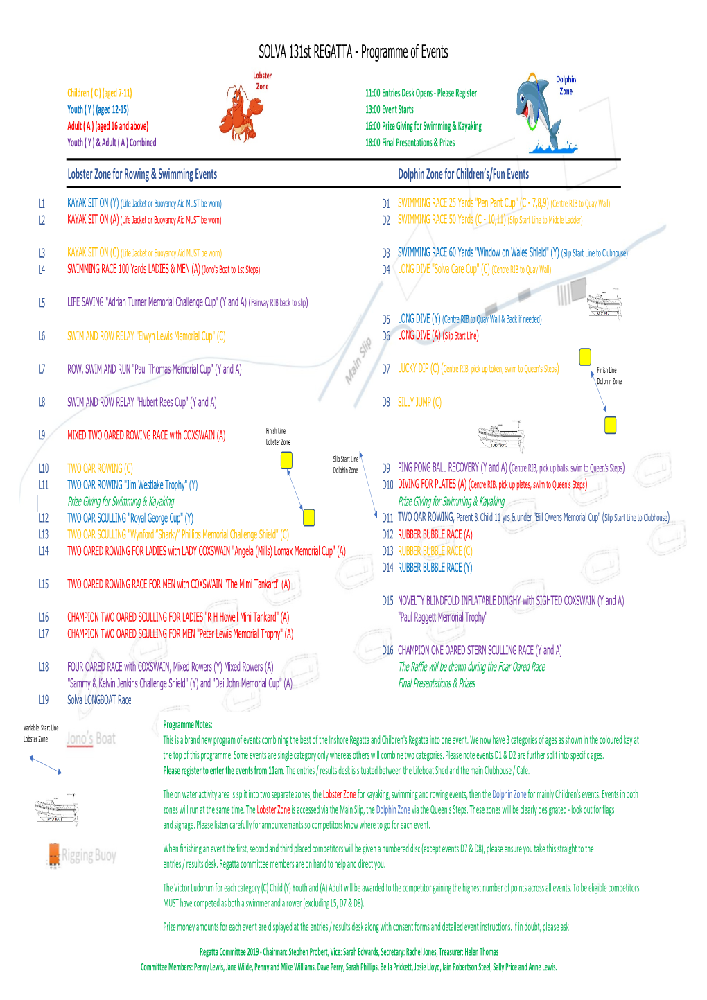 New Regatta Program with Image