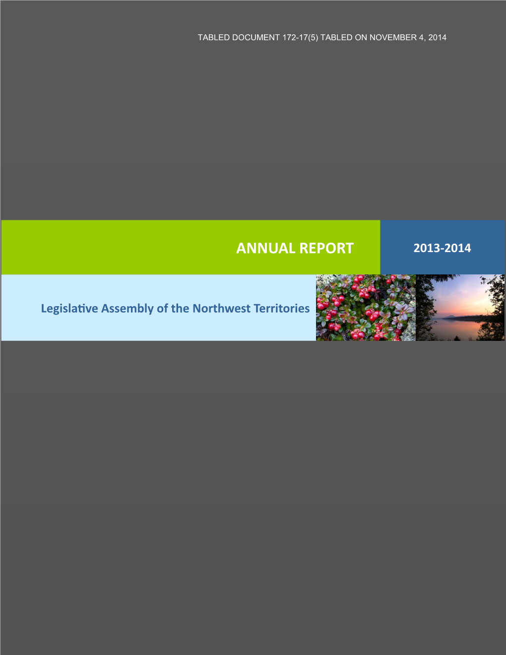 Annual Report 2013‐2014