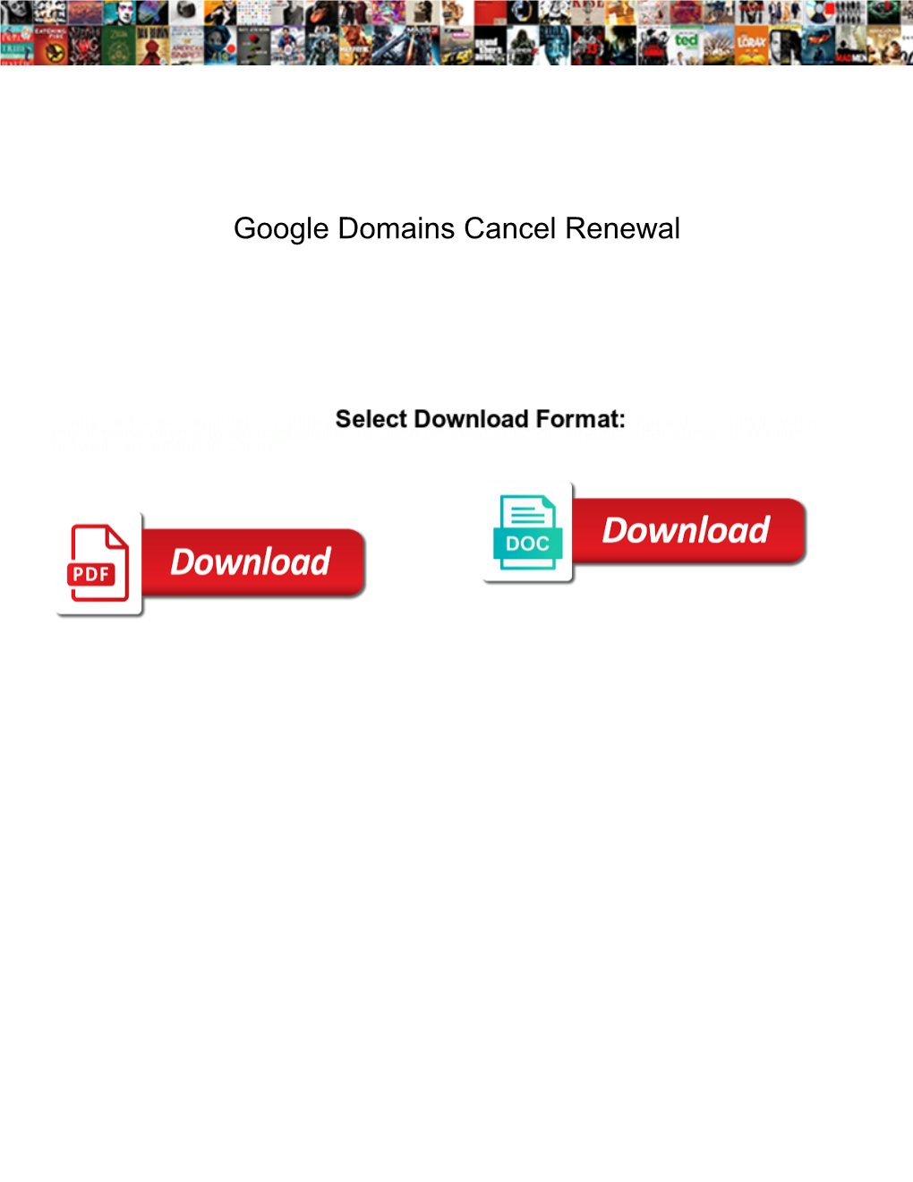 Google Domains Cancel Renewal