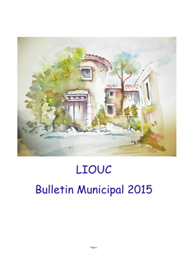 LIOUC Bulletin Municipal 2015