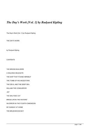 The Day's Work [Vol. 1] by Rudyard Kipling