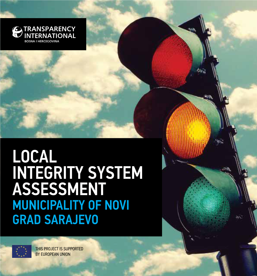 Local Integrity System Assessment Municipality of Novi Grad Sarajevo