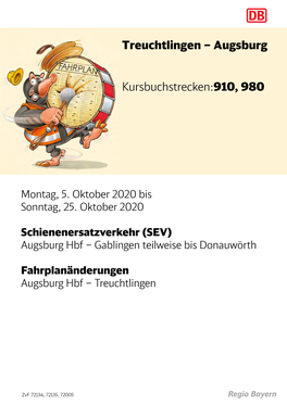 Augsburg Kursbuchstrecken:910