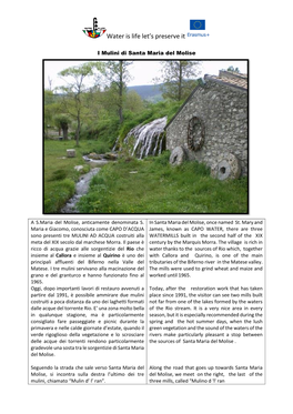 Water Resources in Molise