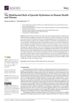 The Multifaceted Role of Epoxide Hydrolases in Human Health and Disease